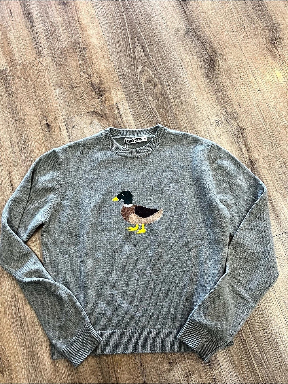 Ciao Lucia Rianne Pullover Canard Gray Crewneck XS